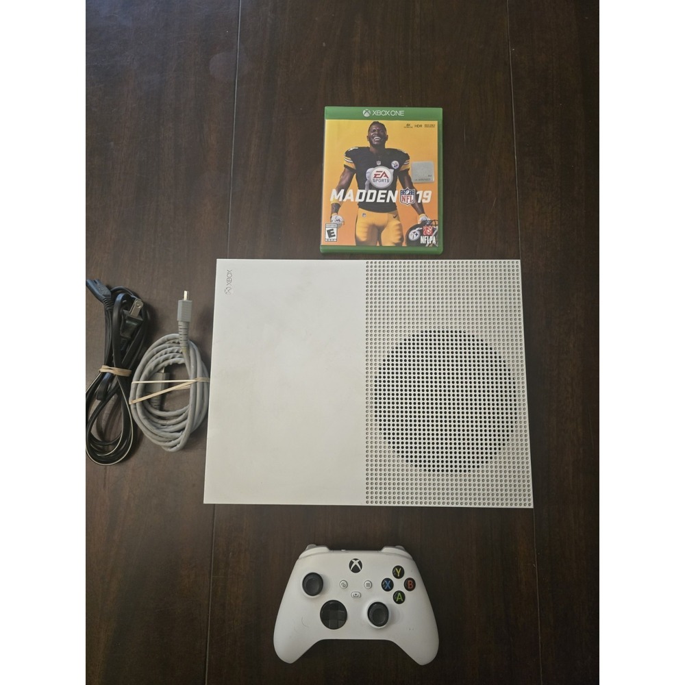 Microsoft Xbox One S 1TB Console Bundle  w/ Wireless Controller And 1 Game